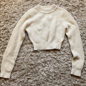 Pacsun Cropped White Sweater